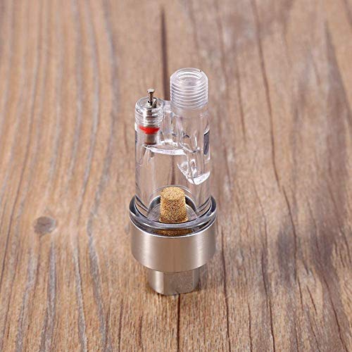 Airbrush Mini Air Filter, Oil-Water Separator, 1/8 Inch Female Threads for Airbrush Hose Connection