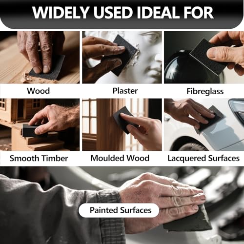Premium 30-Sheet 400 Grit Wet Dry Sandpaper, 9 x 3-2/3 Inch - color: 400Grit, size: 9x3.6inch