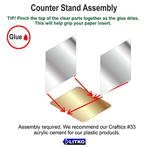 LITKO Paper Figure Stand | Compatible with D&D | 3x3-Inch Square - size: 3x3-Inch Square