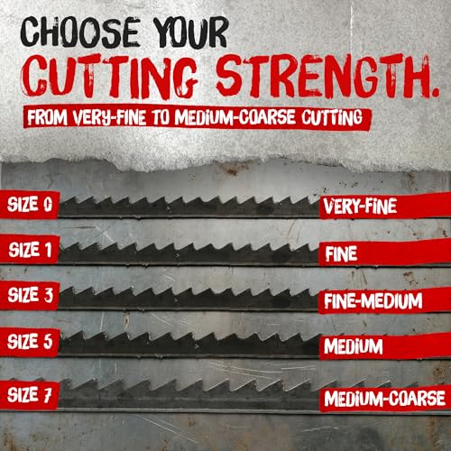 PRODIAMANT Fretsaw Blades 130mm Size 0 Very Fine, Wood, 12-Pack - size: Size 00 (Very Fine)