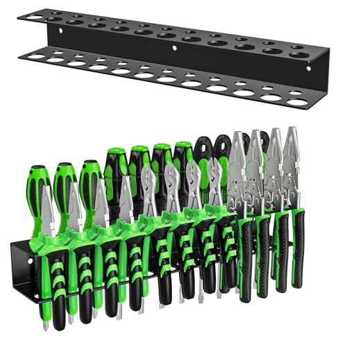 Screwdriver Holder Wall Mount, Screwdrivers Organizer, Black 1 Pcs - style: 23 holes 1PC