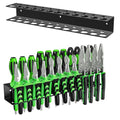 Screwdriver Holder Wall Mount, Screwdrivers Organizer, Black 1 Pcs - style: 23 holes 1PC