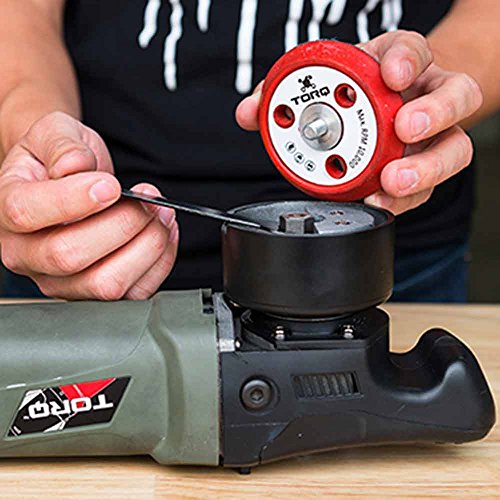 Chemical Guys, TORQ R5 Dual-Action Backing Plate, Hyper Flex, Red, 3 in