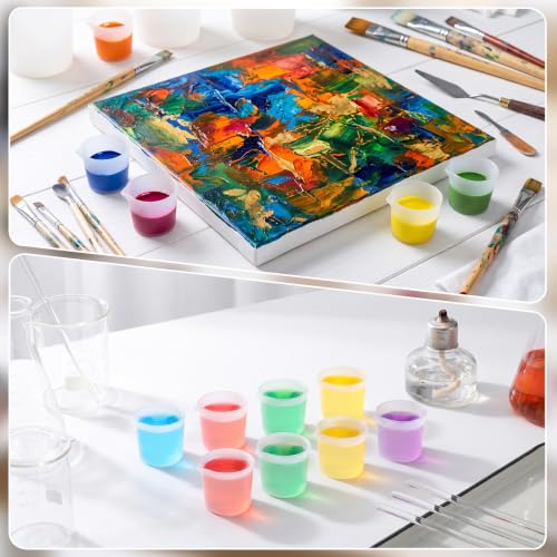 Gartful 10Pcs 30ml Silicone Measuring Cups with Spout for Resin Epoxy - size: Small-30ml*10