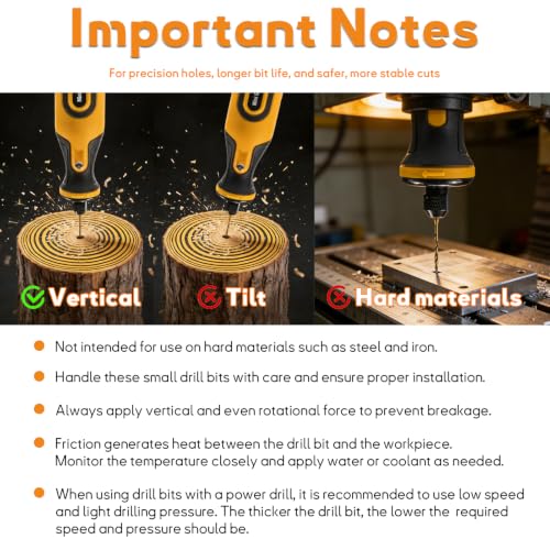 10Pcs Titanium-Coated HSS Twist Drill Bit Set for 2.35mm Collet