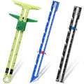 Frienda 3 Pcs Sewing Gauge with Sliding Marker, 5-in-1 Seam Ruler