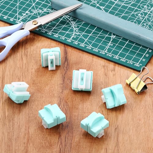 Honoson 6 Pieces Paper Cutter Replacement Blades Paper Trimmer Blades Refill Craft Cutting Replacement Blades for A4 Cutter(Green) - color: Green