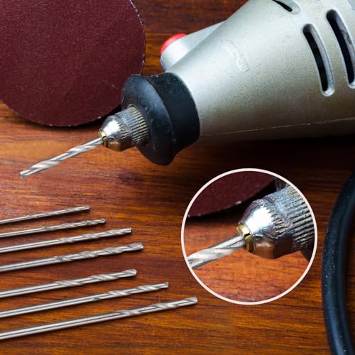 Honoson 100 Pieces Micro Drill Bit Set Small Hss Twist for Precision