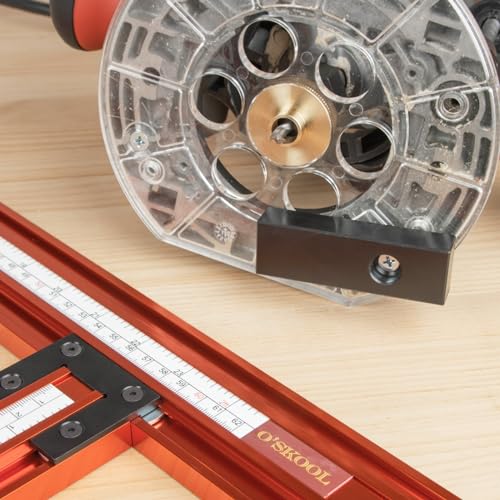 Juice Groove Router Jig, 23.6-Inch Adjustable Square Template