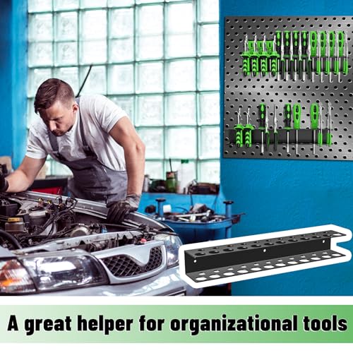 Screwdriver Holder Wall Mount, Screwdrivers Organizer, Black 1 Pcs - style: 23 holes 1PC