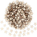 Gejoy 500 Pcs Unfinished Wooden Stars Pieces Wooden Cutouts, 3/4 Inch - size: 3/4inch
