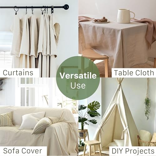 4Pk Recycled Cotton All Purpose Canvas Tarp Cover Painter Drop Cloth-9x12ft - size: Pack of 4 - 9X12