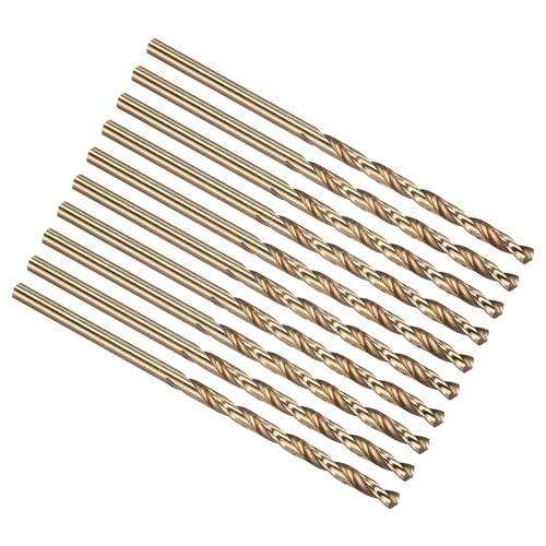 PATIKIL #39 Drill Bit Micro 4341 High-Speed Steel for Thin Metal 10 Pack - size: #39