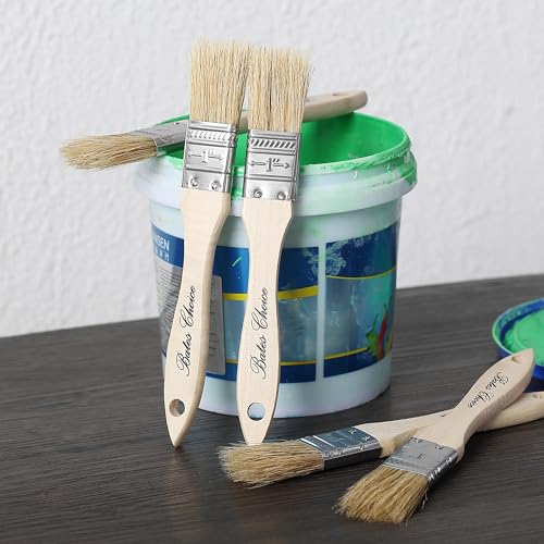 Bates- Chip Paint Brushes for Painting, 1 Inch, 24 Pack, Wood Handle, Natural Bristle Paint Brush - size: 1 Inch, 24 Pack