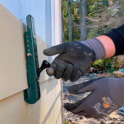 PacTool Gecko Gauge, The Original Home Siding Installation Kit - For Use with 5/16 Inch Fiber Cement Siding and James Hardie Siding, Includes 2 Gecko Gauge Clamps - size: 5/16” Thickness for Hardie Siding, style: STANDARD
