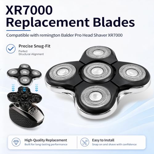 Shaver Replacment Blades Compatible with Remington Balder Pro XR7000 XR1500 - size: 3 pack