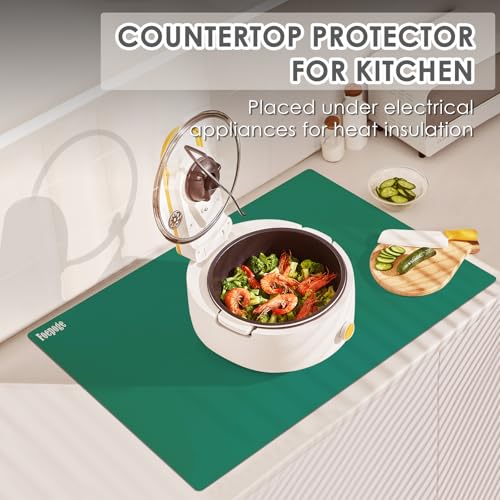 31.5" x 23.6" Extra Large Silicone Mat for Resin Casting, Crafts and Epoxy - color: Drak Green