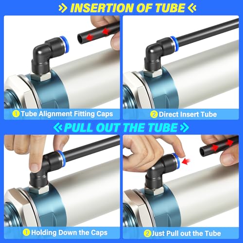 TAILONZ Black 10mm OD 6.5mm ID PU Air Hose Pipe Tube Kit 10 Meter 32.8ft - color: Black, size: 10mm OD/32.8ft/10m