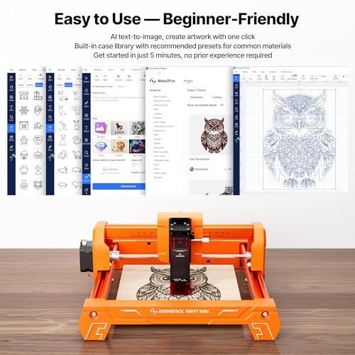 ATOMSTACK 2.5W Orange Laser Engraver,Laser Engraver Machine,DesktopEngraver - color: 2500mW Orange