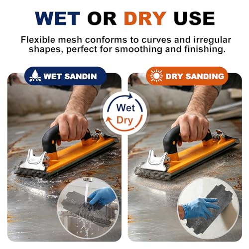 20Pcs 4-3/16"x11-1/4 Drywall Sanding Screen, 80 Grit Mesh Sandpaper - style: 80 Grit 20 PCS