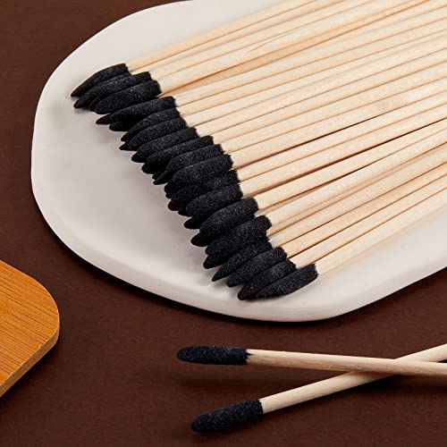 Honoson 100 Pack Sanding Sticks Matchsticks Fine Detailing
