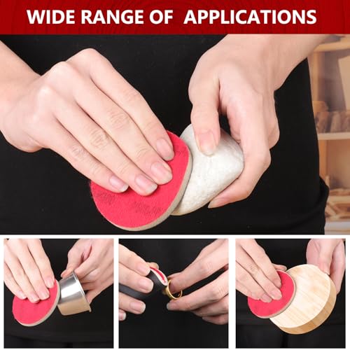 Shinboc 20 PCS 3 Inch Sanding Sponge 1200 Grit, Hook and Loop Sanding Disc - style: 1200 Grit
