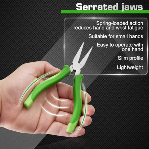 Mini Flat Nose Pliers Thin 5 Inches Small Duck Bill Pliers Multifunction Precision Jewelry Making Tools - Duck Billed, Bending, Straightening, Wire Bending, Wrapping, Forming