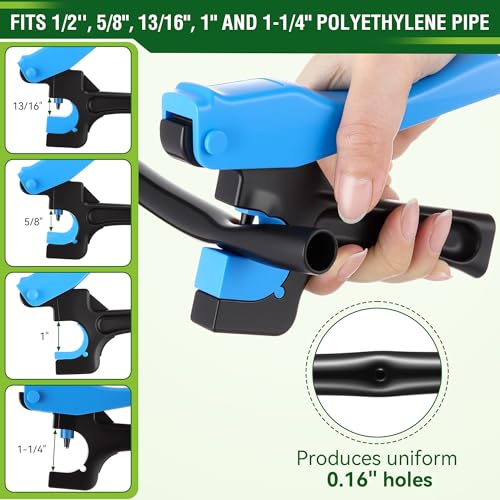 3PCS Drip Irrigation Hole Punch Tool for 1/2" PE Tubing