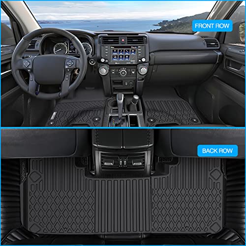 Nilight TPE Floor Mats for Dodge Ram 1500 New Body Crew Cab - color: 2019-2024 Dodge Ram 1500 New Body