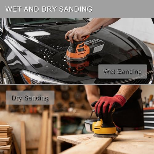 100Pcs 5 Inch Sanding Discs Hook & Loop 8-Hole Wet Dry Sandpaper 5000 Grit - style: 100Pcs 5000 Grit
