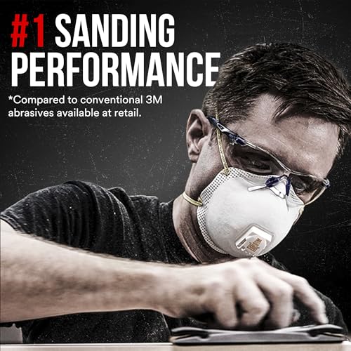 3M Pro Grade Precision Faster Sanding Sheets, 80 Grit, 11 x 9 in (20 Pack) - size: 1-Pack (20 Sheets Total)