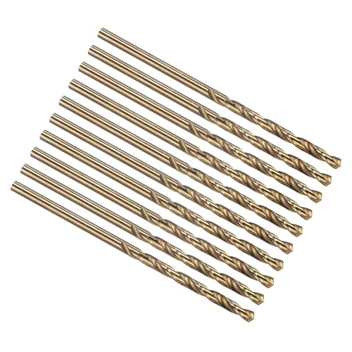 PATIKIL #33 Drill Bit Micro 4341 High-Speed Steel for Thin Metal 10 Pack - size: #33