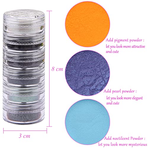 Duufin Pigment Powder for Nails 36 Colors Nail Pigment Powder - color: Fresh