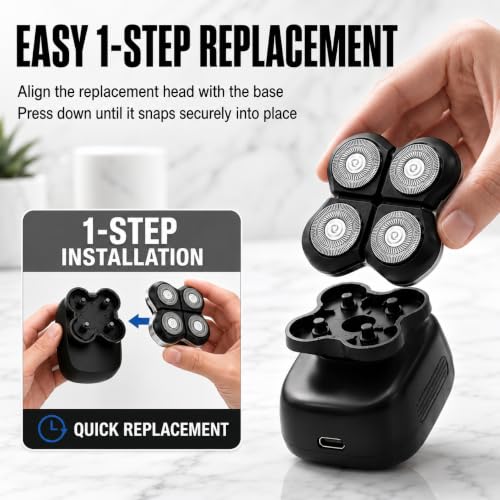 1-Pack Replacement Blade Compatible with Freebird FlexSeries Pro Shaver - size: 1 Count (Pack of 1)