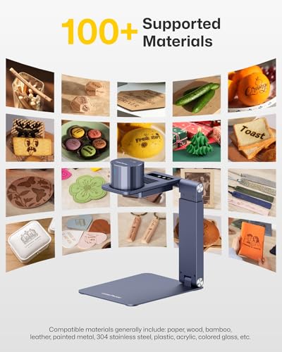 LaserPecker LP1 Plus Mini Laser Engraver with Auto-Focus Stand, Pocket-Sized Laser Engraving Machine, 360° Multi-Angle Engraving for Wood Leather Paper DIY Projects - size: LP1 Plus Suit