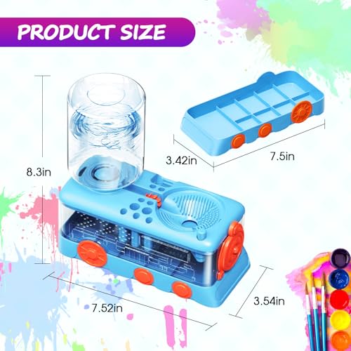 Upgraded Art Rinse Brush Cleaner Paint Rinser Washing My Brushes - color: Blue2