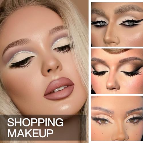 DE'LANCI Matte Nude Eyeshadow, Single Natural Nude High Pigment Eyeshadow Palette, Waterproof Neutral Warm Eye Shadow with Applicator, Easy Use for Women Daily, Festival Makeup#15 - color: color 15