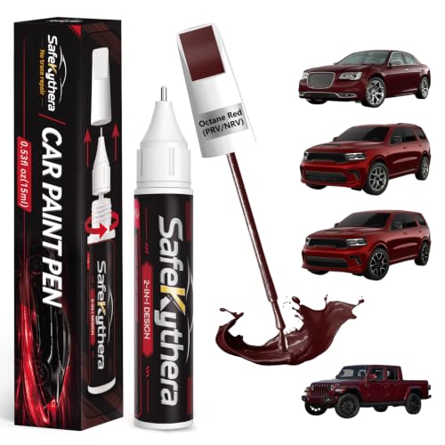Octane Red(PRV/NRV) Touch Up Paint Pen for Dodge - color: Octane Red(PRV/NRV) for Challenger/Charger/Ram Series/Durango/Hornet