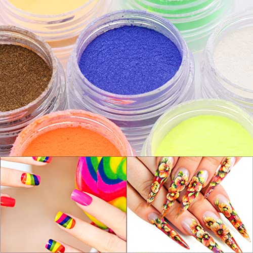 Duufin Pigment Powder for Nails 36 Colors Nail Pigment Powder - color: Fresh