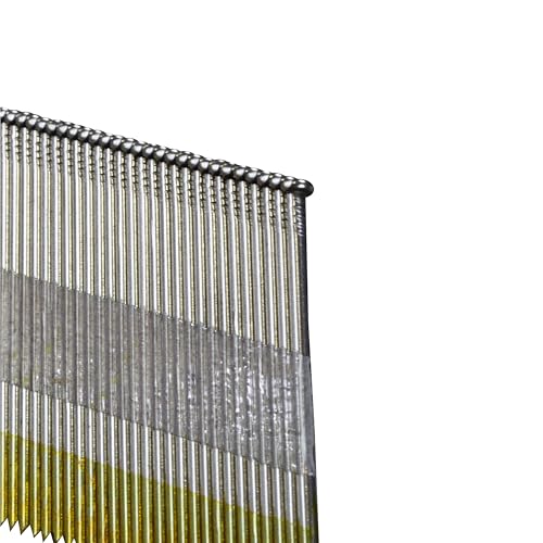 Freeman Angled Finish Nails | 34 Degree | 15 Gauge | 1-1/2" | Tape Collated | Galvanized Steel | 1000 Count | Trim, Moulding, Cabinetry, Baseboards, Furniture, Door and Window Casing | AF1534-15 - style: 15-Gauge 1-1/2"