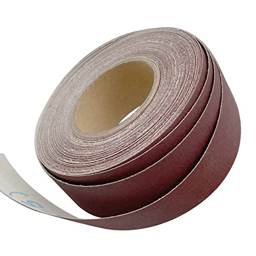 400 Grit Continuous Sandpaper Roll 1" x 26 Feet Emery Cloth Aluminium Oxide Abrasive Sandpaper Roll Drum Sander Sandpaper Rolls for Wood Furniture Finishing Metal Sanding Automotive Polishing - style: 400-grit