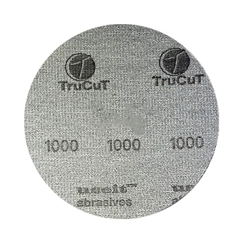 CTD TruCut Sanding Pads for Bowling Balls Resurfacing (1000 grit 5 inch) - size: 5 inch, style: 1000 Grit