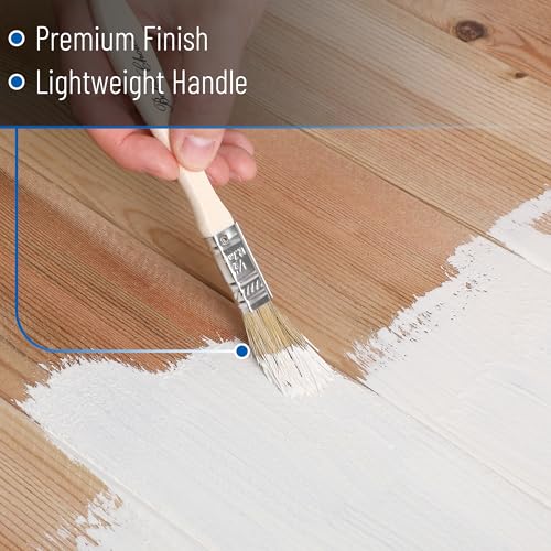 Bates- Chip Paint Brushes for Painting, 1/2 Inch, 96 Pack, Wood Handle, Natural Bristle Paint Brush - size: 0.5 Inch, 96 Pack