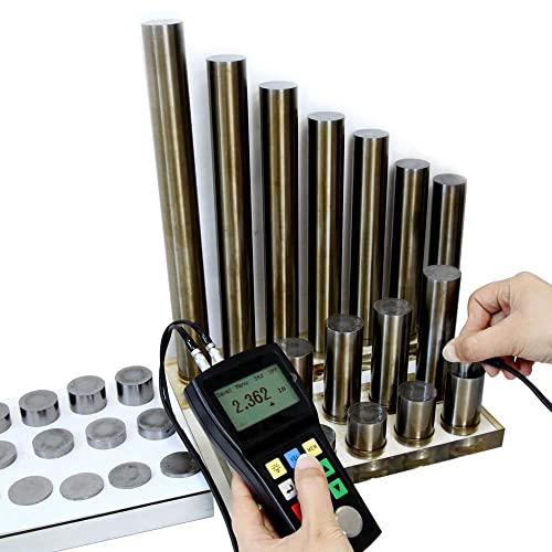 YUSHI UM1 Series UM-1D Handheld Portable Ultrasonic Thickness Gauge Tester Meter 0.03'' to 12'' / PT-08 Probe/Transducer P-E & E-E (echo-echo) Through Paint & Coatings - style: UM-1D