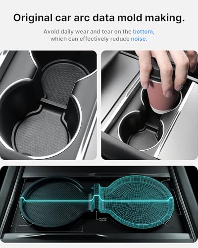 4 Pcs Center Console Organizer for Tesla Model Y Juniper & Y L