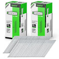 meite 15 Gauge Angled Finish Nails 2-1/2 Inch 34 Degree Galvanized 4,000PCS - size: 2-1/2" Leg, style: 2 Boxes (4,000PCS)