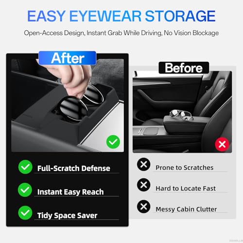 Sunglass Holder for Tesla Model Y Juniper 2026 2025 Model Y L