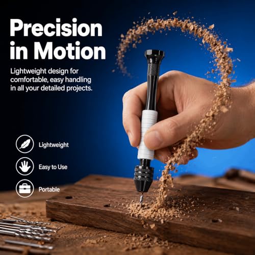 49Pcs/Set Hand Drill Bits Set High Speed Steel ABS Twist Drills Bit for Wood Plastic Rubber