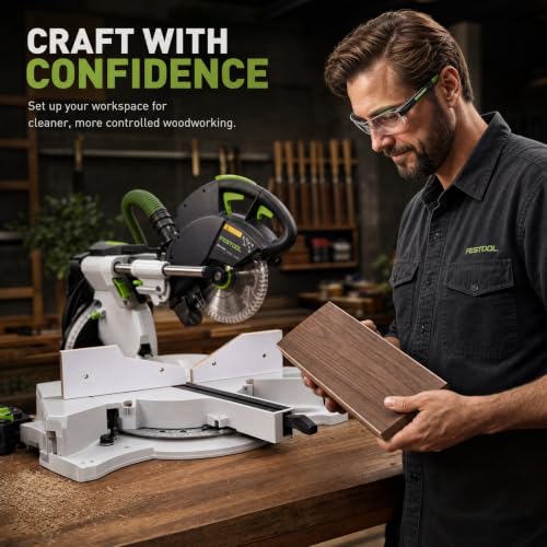 Zero Clearance Fence compatible with Festool Kapex Miter Saw. Models KS120EB, KS120REB