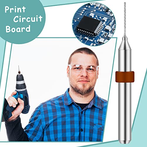 Lothee 30 Pcs Micro Drill Bits Set Tungsten Carbide PCB Jewelry,0.1-1.0 Mm - size: 0.1-1.0 mm